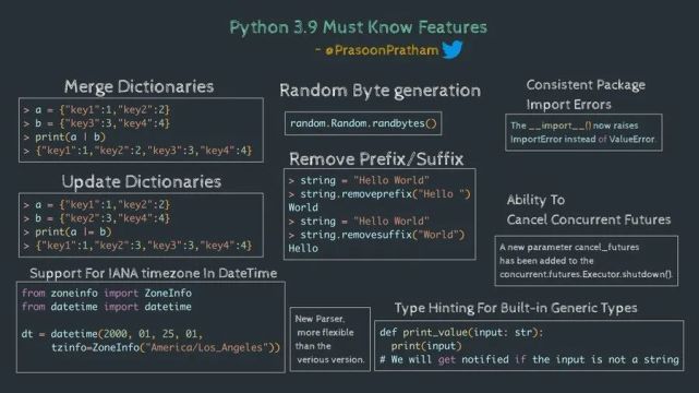 Python 3.9来了！这十个新特性值得关注