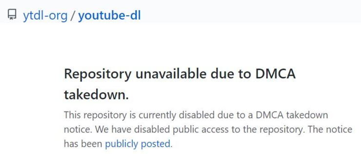 GitHub全面封杀YouTube-dl！这个7.2万Star热门开源项目，真的没救了？