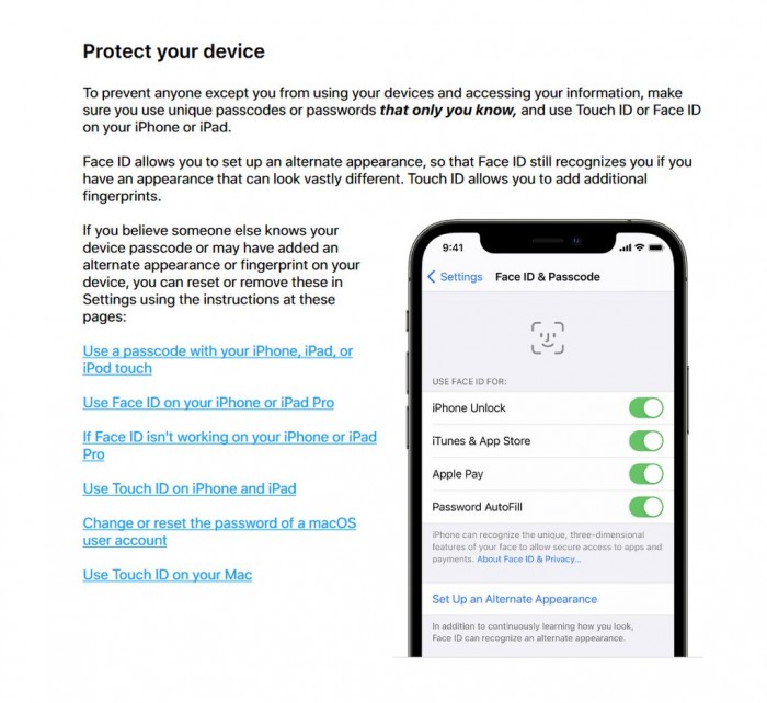 苹果发布隐私指南：如何防止其他人访问你的个人数据