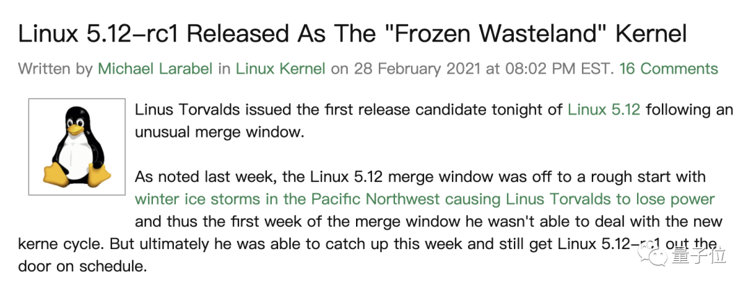 Linux之父警告全球程序员：我刚发布的5.12内核有bug