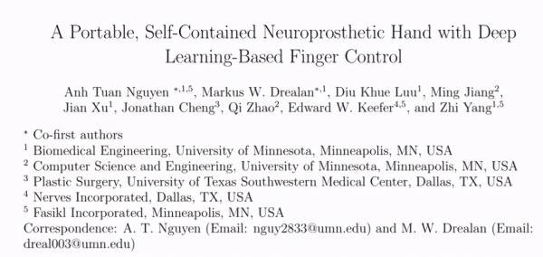 开发板能这么用？美国学者用Jetson Nano支持假肢，控制每一根手指