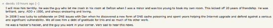 巨星陨落！黑客之神Dan Kaminsky去世，曾发现DNS安全漏洞一战成名