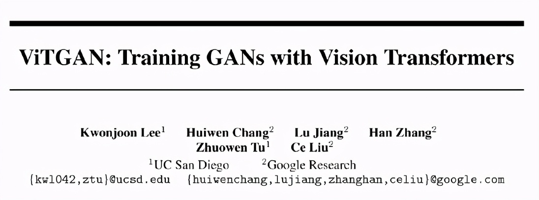 CV圈对决：谷歌提出ViTGAN，用视觉Transformer训练GAN