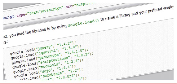 Google Ajax Libraries API
