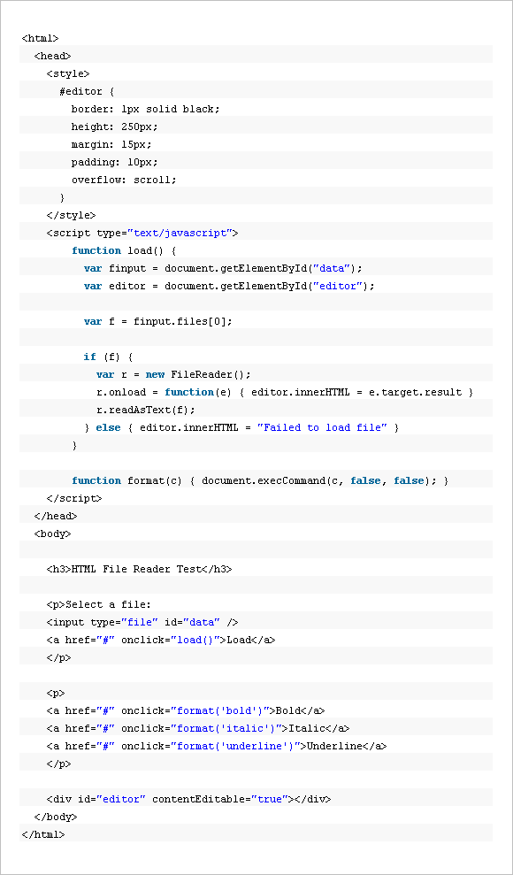 JavaScript API示例