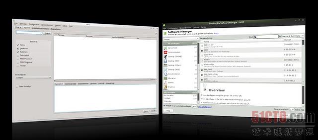 KDE(即Kool桌面环境)工具，则显示结果如左图;而右图则是你使用Gnome工具