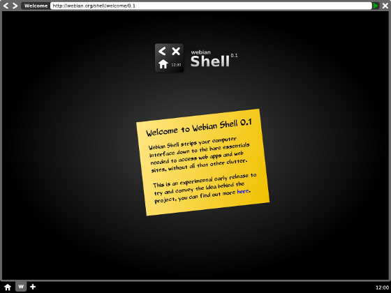 Mozilla 概念型浏览器：Webian Shell  