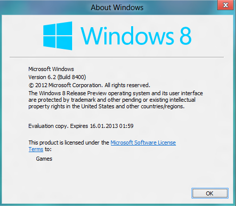 与Windows 8的三个预览版说再见