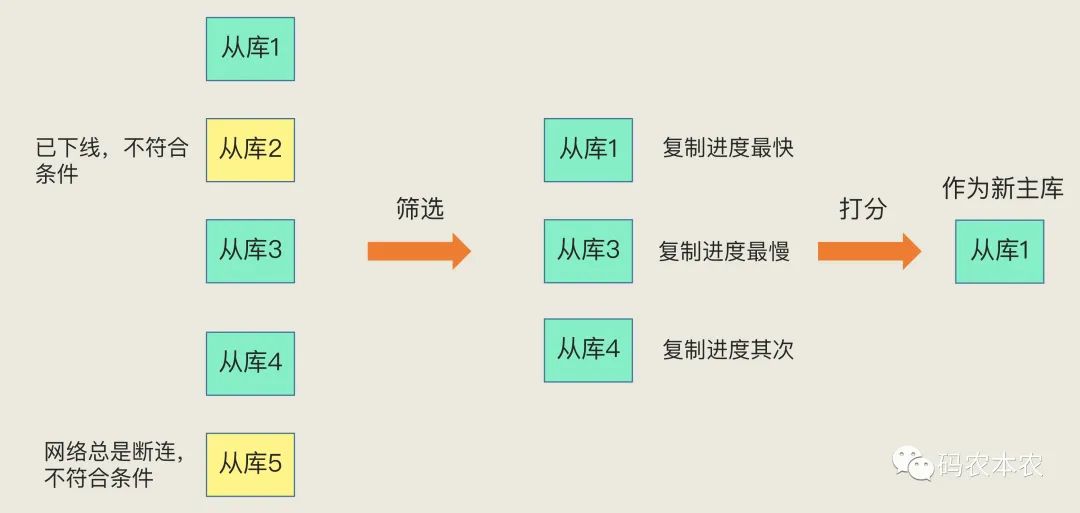 新主库的选择过程