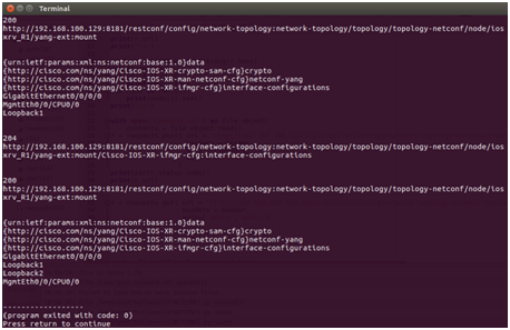 SDN in Action: Practice NETCONF/RESTCONF and YANG with OpenDaylight and IOS XRv_NETCONF_15