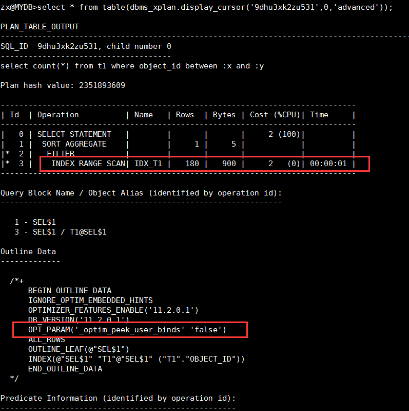 Oracle绑定变量窥探_绑定变量_08