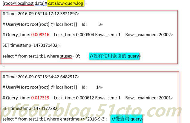 mysql性能优化二慢查询分析、优化索引和配置_mysql 慢查询分析_12