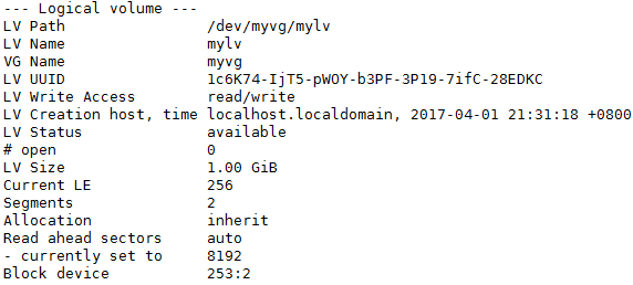 LVM基础应用、扩展及缩减_逻辑卷_10