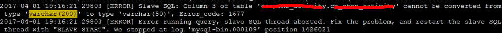 MySQL从库的列类型不一致导致的复制异常问题_slave_02