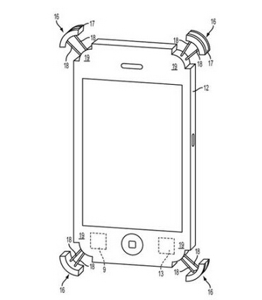 iPhone安全气囊？苹果新专利暗示未来iPhone不怕摔_安全气囊_02