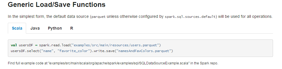 Spark 中关于Parquet的应用与性能初步测试_hadoop