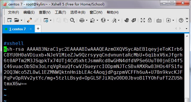 xshell 秘钥_centos_07