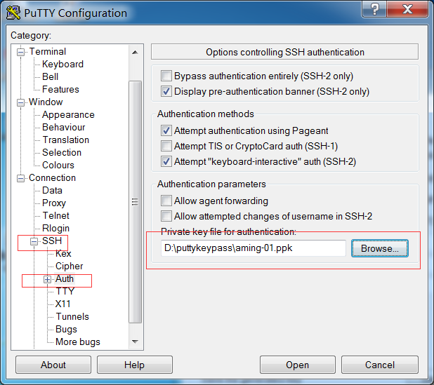 用xshell连linux &putty密钥认证_认证_03