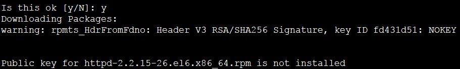 yum安装报错：NOKEY_Linux