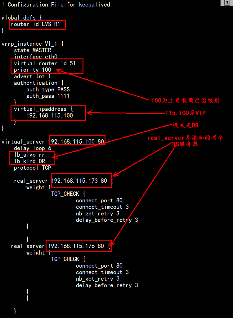 基于LVS-DR群集模式+keepalived实现高可用_rr_09