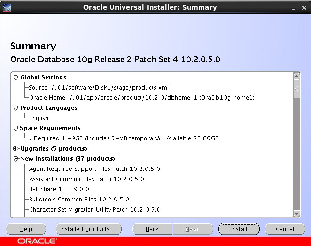 Redhat6.4 64位安装Oracle10.2.0.564位数据库_redhat6 oracle10.2.0_22