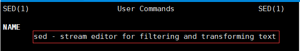 关于linux中sed命令的简单用法_linux