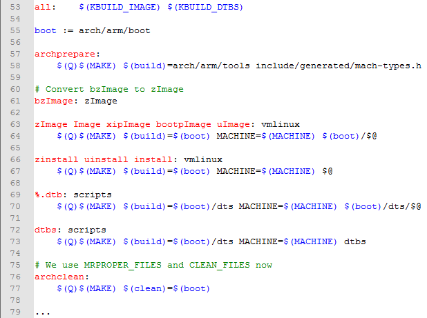 Linux Kernel Makefile简析 之 make zImage_Kernel_21