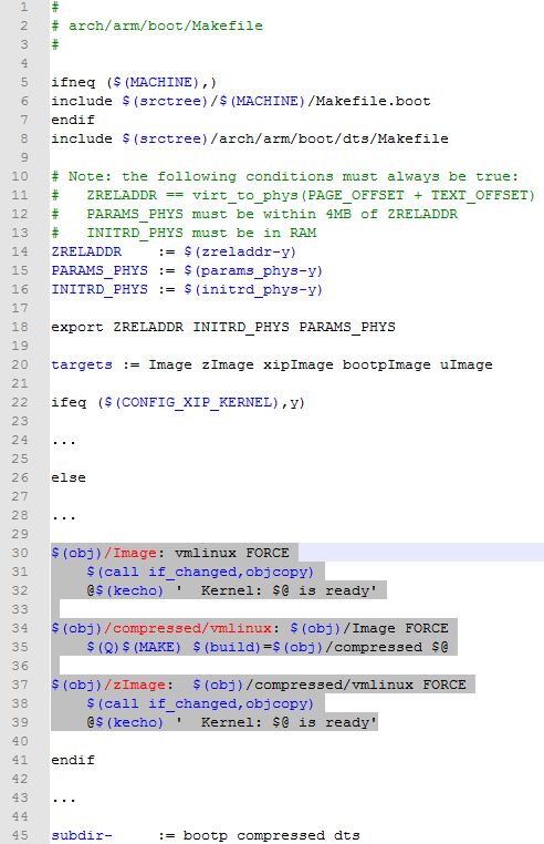 Linux Kernel Makefile简析 之 make zImage_ Makefile_35