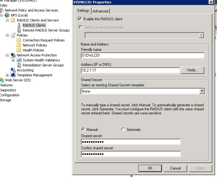 Cisco WLC 配置 NPS服务器_ Windows_09