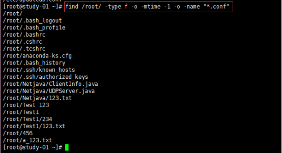 Linux的find命令与文件名后缀_命令_20