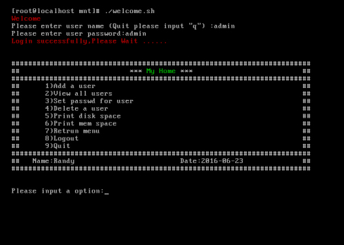 shell脚本学习笔记：通过shell实现linux用户管理和监控
