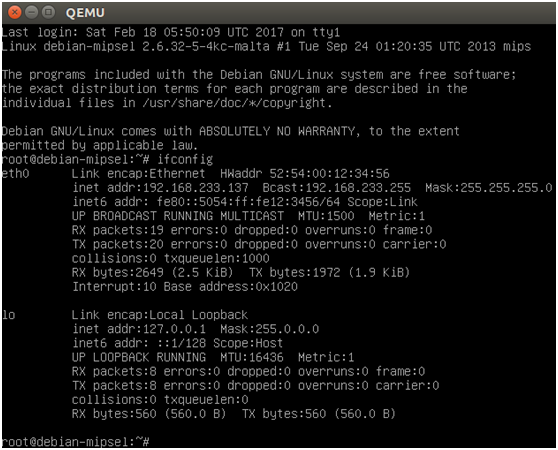 Ubuntu上安装QEMU模拟MIPSEL运行Debian_Debian_08