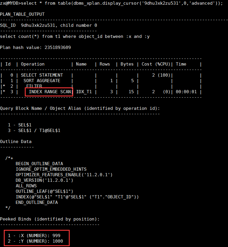 Oracle绑定变量窥探_Oracle_03