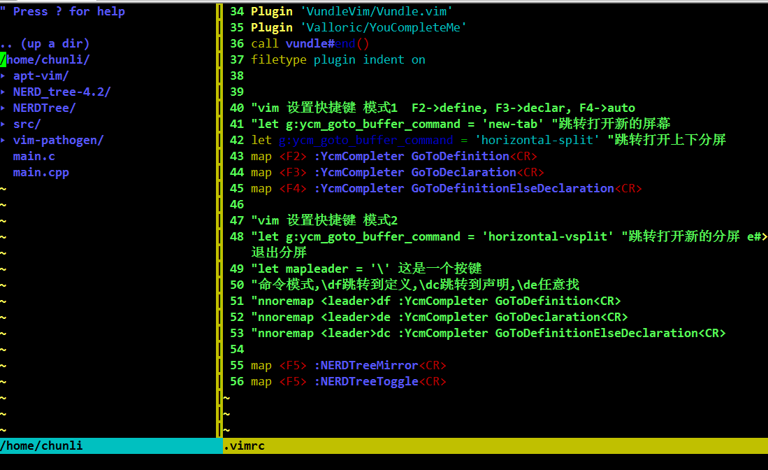 vim 7.4 安装NERDTree 显示文件目录树 _vim 7.4