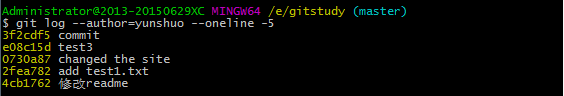 Git查看历史记录_Git_05