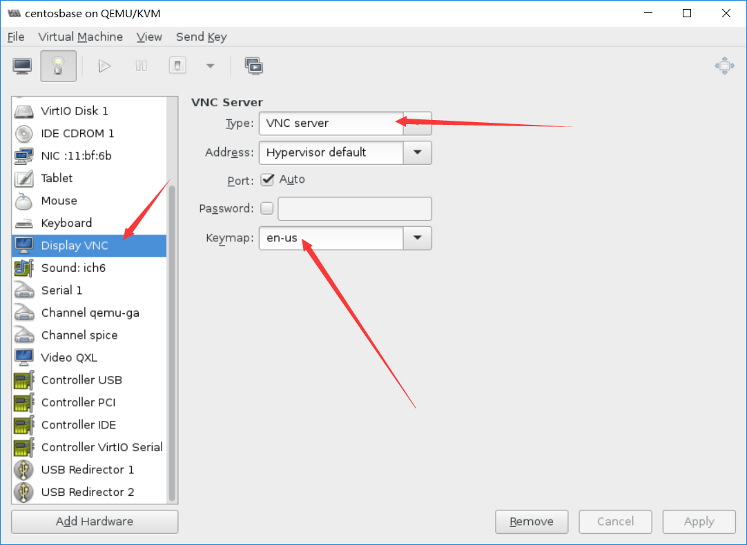 virt-manager  解决kvm 不能键盘输入的问题_其他