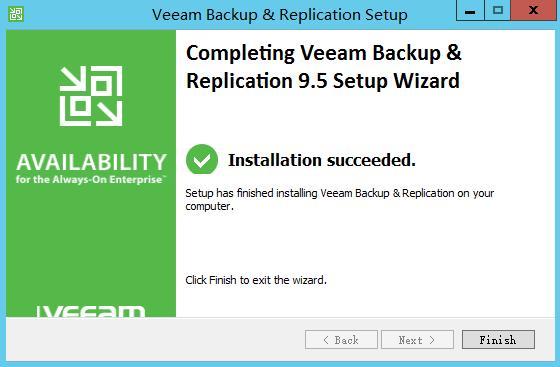 Veeam Availability Suite 9.5安装和配置_veeam vbr_24