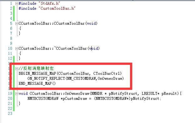 C++ MFC中添加自定义消息映射宏及添加消息响应函数_sindsun_02
