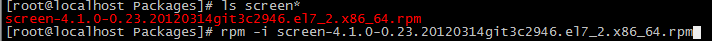 Linux 系统中screen命令不能使用的解决办法，screen包的正确安装_功能_06