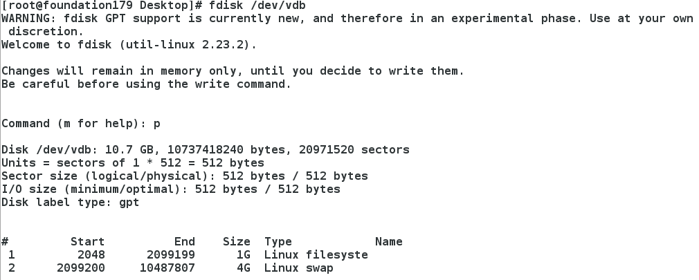 运维学习之磁盘的分区划分、管理及应用、swap分区_Linux_13