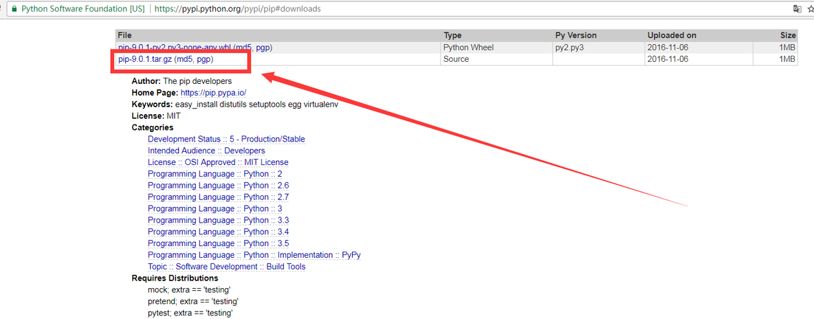 Windows+Linux安装Python包管理工具pip_pip_02