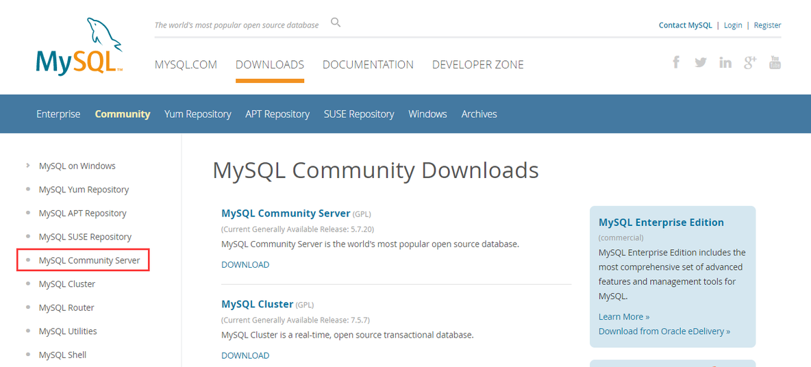 怎样从Mysql官网下载mysql  .tar或.rpm安装包_mysql_02