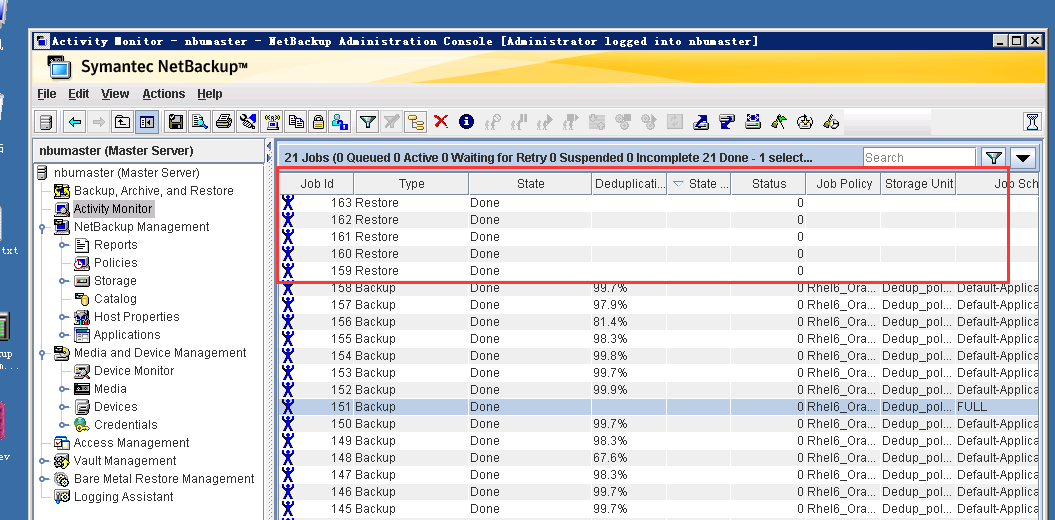 Veritas Netbackup Oracle数据库本机备份恢复_Oracle_13