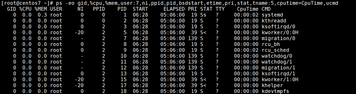 查看进程之ps命令_ps_18