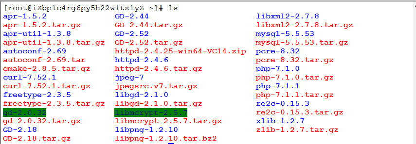 源码安装LAMP(CentOS 6.8 + Apache2.4 + MySQL5.5 + PHP7)_apache_03