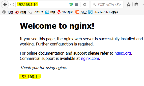 nginx反向代理web并使用keepalive做VIP_nginx_03