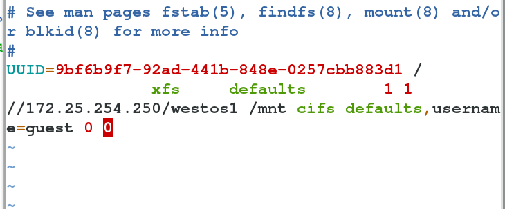 Linux 2 unit7 挂载网络共享_网络共享