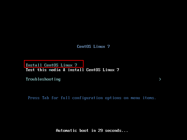 Linux安装最新系统CentOS 7_Linux