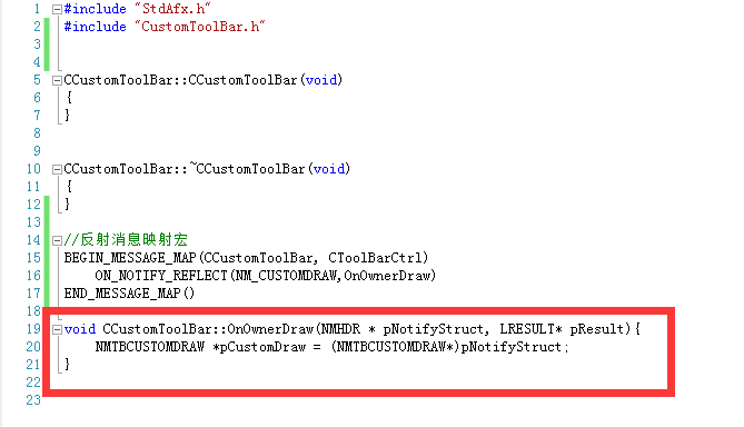 C++ MFC中添加自定义消息映射宏及添加消息响应函数_c++_03