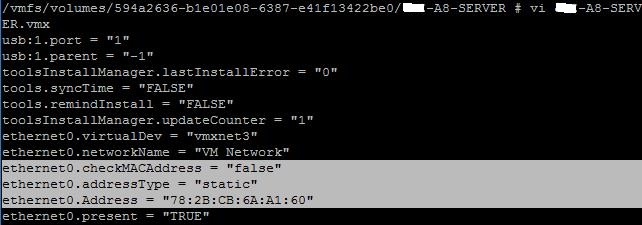 VMware ESXI5.5虚拟机更改MAC地址_vmware_02